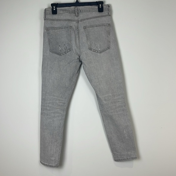 Agolde Jeans Sophie High Rise Crop Distressed Skinny Size 27 - Picture 5 of 16